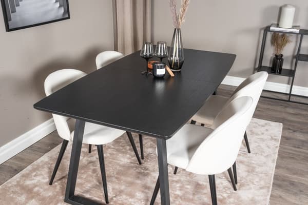 Matgrupp Inca med stolarna Velvet