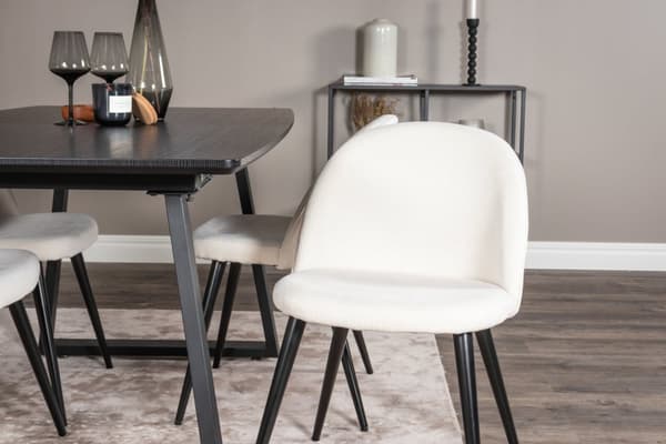 Matgrupp Inca med stolarna Velvet