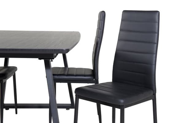 Matgrupp Inca med stolarna Slim