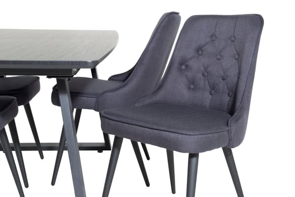 Matgrupp Inca med stolarna Velvet Deluxe