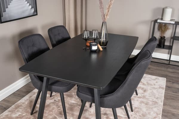 Matgrupp Inca med stolarna Velvet Deluxe
