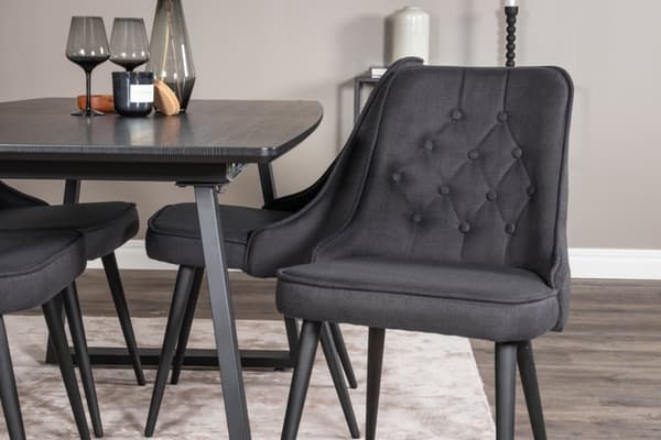 Matgrupp Inca med stolarna Velvet Deluxe