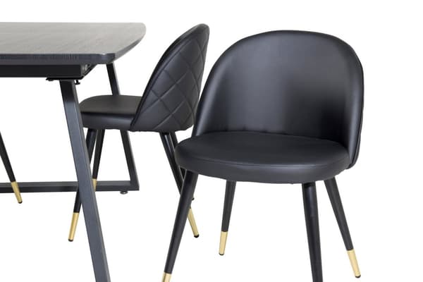 Matgrupp Inca med stolarna Velvet
