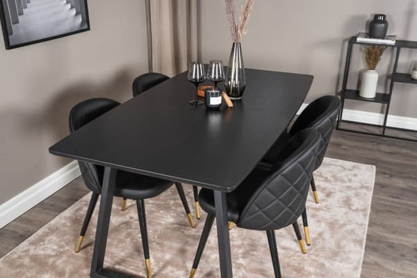 Matgrupp Inca med stolarna Velvet