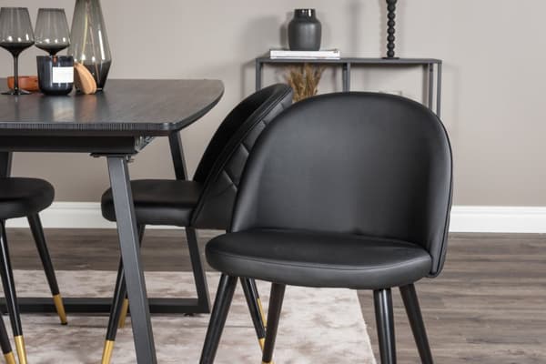 Matgrupp Inca med stolarna Velvet