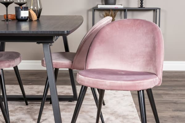 Matgrupp Inca med stolarna Velvet