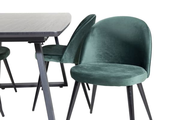 Matgrupp Inca med stolarna Velvet