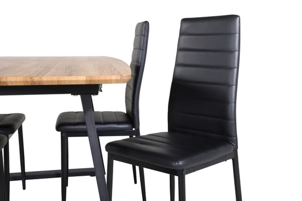 Matgrupp Inca med stolarna Slim