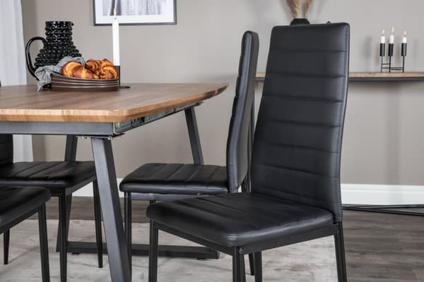 Matgrupp Inca med stolarna Slim