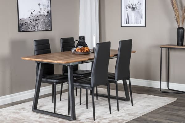 Matgrupp Inca med stolarna Slim