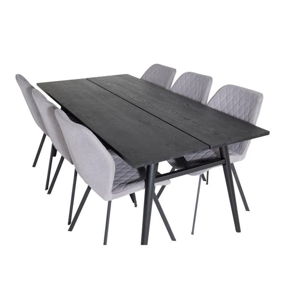 Matgrupp Sleek med stolarna Gemma