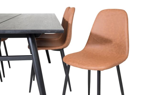 Matgrupp Sleek med stolarna Polar