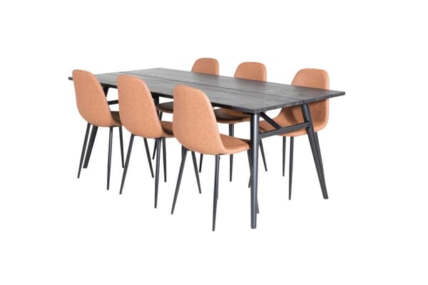 Matgrupp Sleek med stolarna Polar