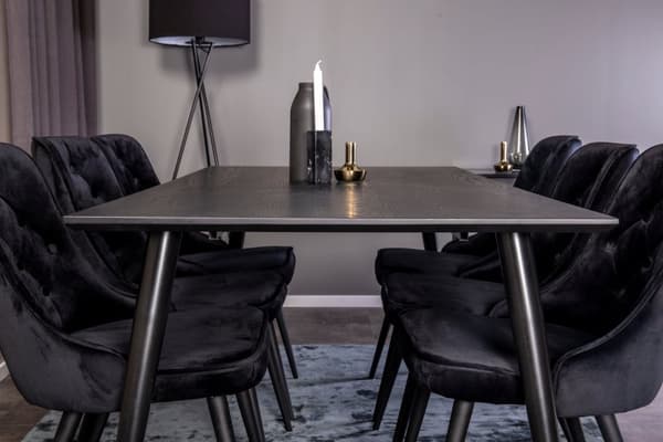 Matgrupp Dipp med stolarna Velvet Deluxe