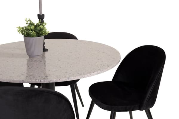 Matgrupp Razzia med stolarna Velvet