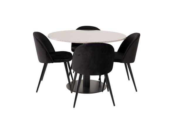 Matgrupp Razzia med stolarna Velvet