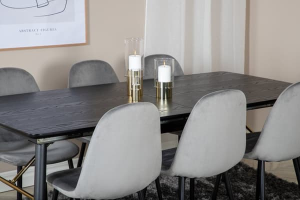 Matgrupp Gold med stolarna Polar