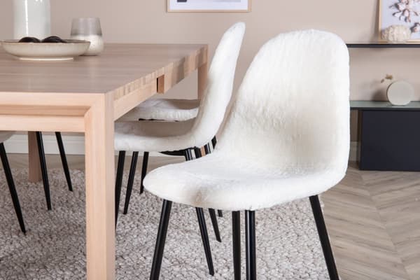 Matgrupp Slider med stolarna Polar