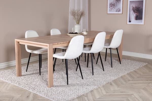 Matgrupp Slider med stolarna Polar