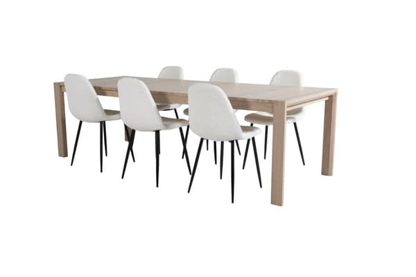 Matgrupp Slider med stolarna Polar