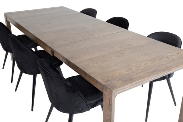 Matgrupp Slider med stolarna Velvet