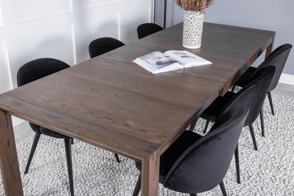 Matgrupp Slider med stolarna Velvet