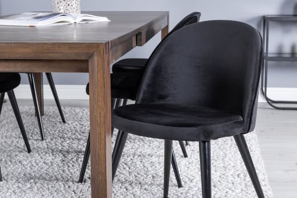Matgrupp Slider med stolarna Velvet