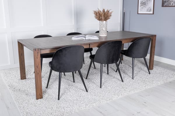 Matgrupp Slider med stolarna Velvet