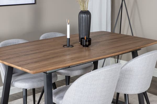 Matgrupp Inca med stolarna Velvet