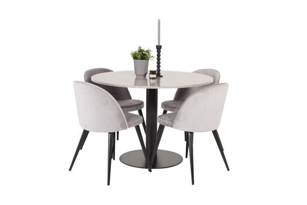 Matgrupp Razzia med stolarna Velvet