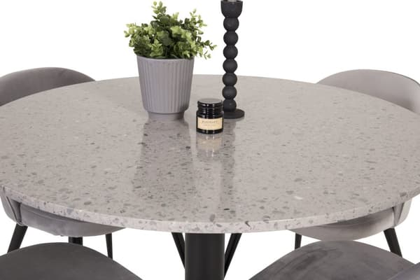 Matgrupp Razzia med stolarna Velvet