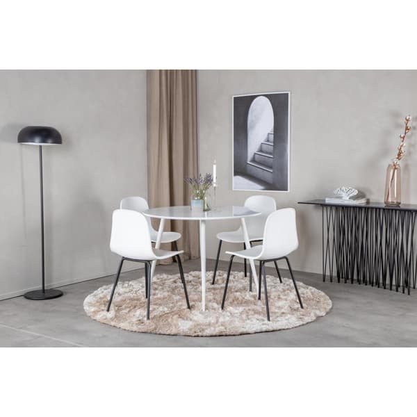 Matgrupp Plaza med stolarna Arctic