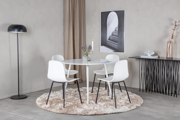 Matgrupp Plaza med stolarna Arctic