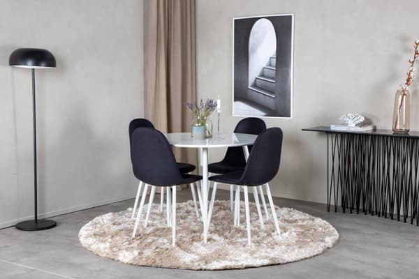 Matgrupp Plaza med stolarna Polar
