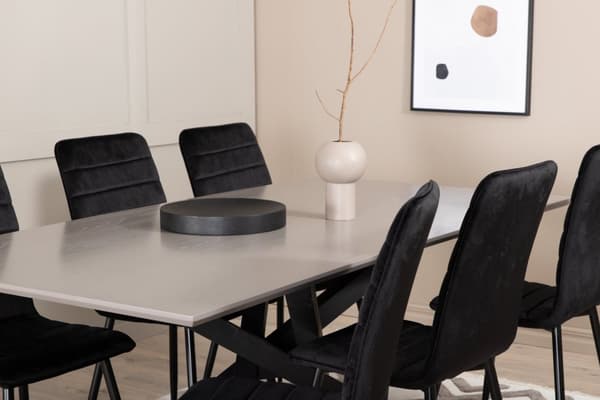 Matgrupp Piazza med stolarna Windu