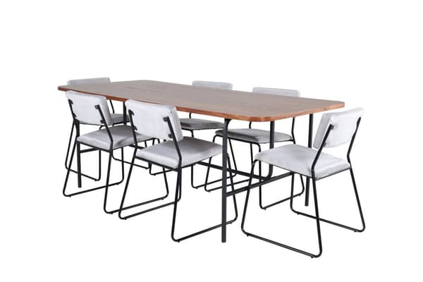 Matgrupp Uno med stolarna Kenth