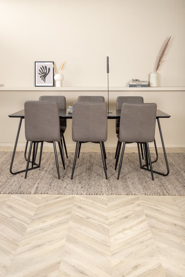 Petra Rektangulär Matgrupp