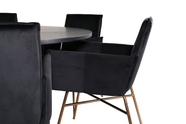 Matgrupp Copenhagen med stolarna Petra
