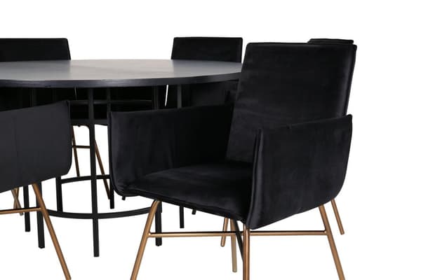 Matgrupp Copenhagen med stolarna Petra
