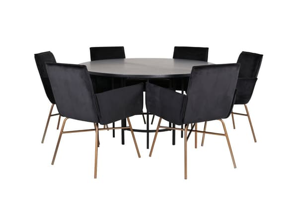 Matgrupp Copenhagen med stolarna Petra