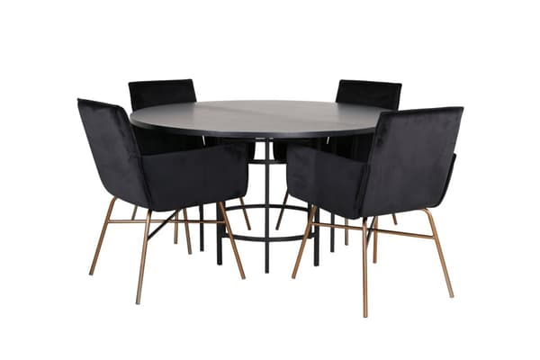 Matgrupp Copenhagen med stolarna Petra