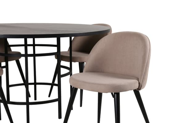 Matgrupp Copenhagen med stolarna Velvet