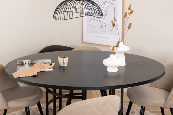 Matgrupp Copenhagen med stolarna Velvet