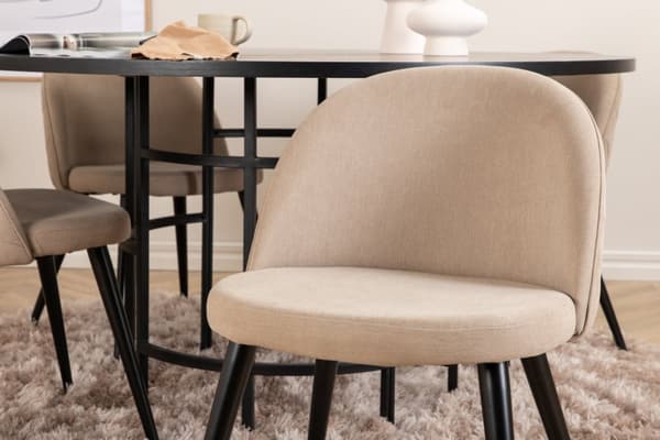 Matgrupp Copenhagen med stolarna Velvet