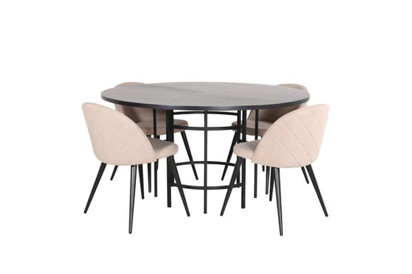 Matgrupp Copenhagen med stolarna Velvet