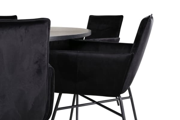 Matgrupp Copenhagen med stolarna Petra