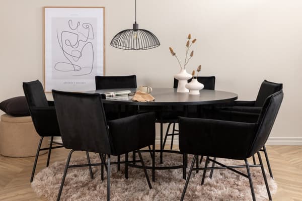 Matgrupp Copenhagen med stolarna Petra