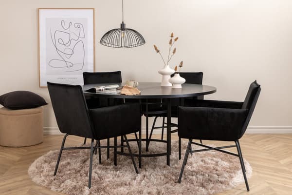 Matgrupp Copenhagen med stolarna Petra