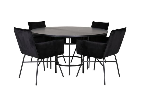 Matgrupp Copenhagen med stolarna Petra