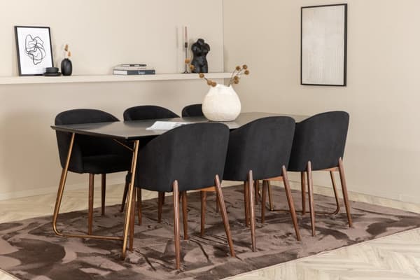 Petra Rektangulär Matgrupp